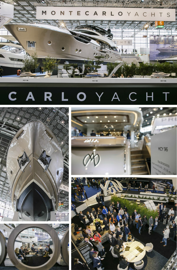 MCY 96 at Boot Dusseldorf, Monte Carlo Yachts Dealer